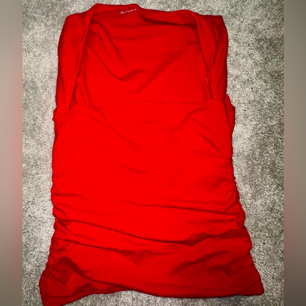 Abercrombie Red Sleeveless Women’s Tank Top